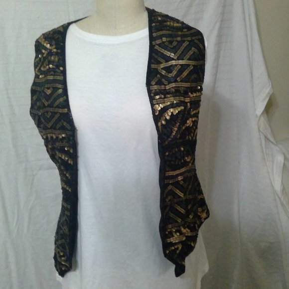 Joan Leslie Studio Sequin Vest - Beautiful Size Medium - Picture 3 of 7